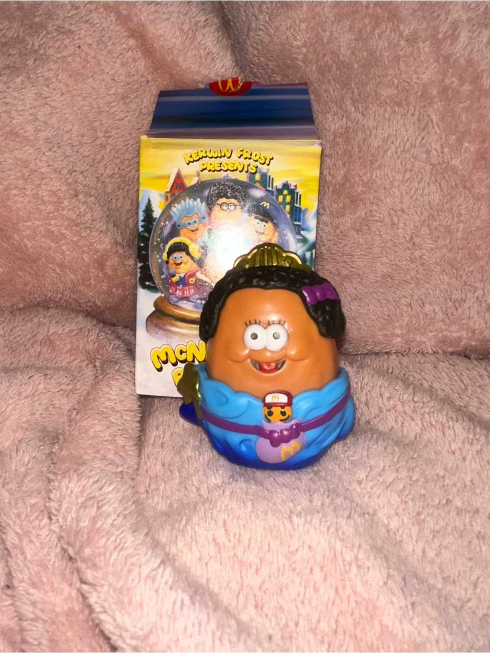 McDonald's McNugget Buddies Figure - Blue, Purple & Gold Accents